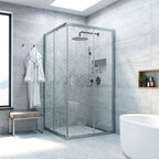 Душевой уголок Vegas-Glass ZA NOVO h200 110x110 ZA NOVO h2000 110 07 crystalvision профиль матовый хром