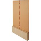 Стол кухонный Delinia Тулуза 119x75 см овал стекло цвет прозрачный/черный