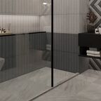 Плитка настенная Керамин Наполи 5 40x6.4 см 0.87 м² матовая цвет графит