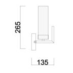 Бра Freya Adeline E14 40 Вт 220-240 В хром IP20 (FR5214WL-01CH)