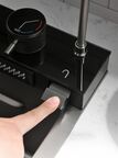 Многофункциональная кухонная мойка Esbano GEYSERUS-5 68 см оружейная сталь, со смесителем, разделочной доской и колландером