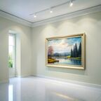 Краска водоэмульсионная для стен и потолков износостойкая матовая Profipaints SILVER INTERIOR VISION 0.9л , Классический туман