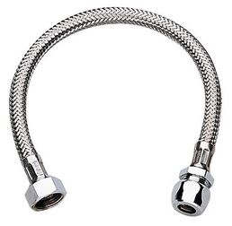 Гибкий шланг высокого давления 3/8″ GROHE, цанговый зажим, хром (45120000)