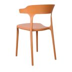 Кухонный стул Treet Roero 48x74x46.5 см каркас пластик спинка полипропилен цвет терракотовый