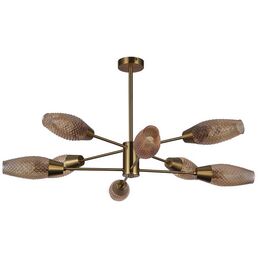 Потолочная люстра на штанге 10165/8PL E14*60W Escada DESIRE Copper