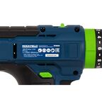 Дрель-шуруповерт аккумуляторная ударная Rockfield RF2052K, 20 В Li-ion 2x2 Ач