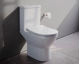 Унитаз напольный с бачком Vitra Integra Round 9833B003-7206 белый, с крышкой микролифт