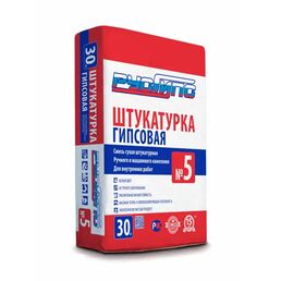 Штукатурка гипсовая Русгипс №5 30 кг