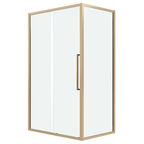 Душевой уголок Grossman Cosmo 100x80 120.K33.02.1080.32.00 без поддона, стекло прозрачное, профиль золото сатин