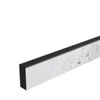 Комплект плинтусов Кристалл 300x40/60x40 см цвет серый 2 шт