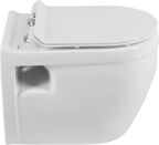 Унитаз подвесной Aquanet Glide-W безободковый, с крышкой микролифт, белый