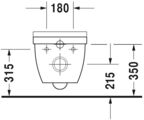 Подвесной унитаз Duravit Starck 3 2527090000 + сиденье SoftClose 0063890000