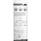 Нож строительный Vertextools 0044-18-58 алюминиевый корпус трапециевидное лезвие 18 мм