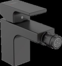 Смеситель для биде Hansgrohe Vernis Blend 71211670 со сливным гарнитуром матовый черный