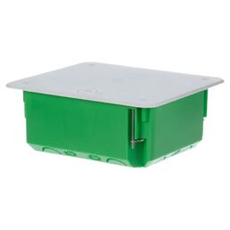 Распределительная коробка скрытая Hegel 156х136х68 18 вводов IP20 цвет зеленый