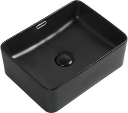 Накладная раковина Aquanet Perfect-1-MB 40 см черная матовая