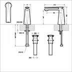 Смесители для ванны Bravat Diamond F118102C-2-ENG