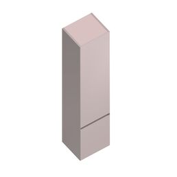 Шкаф-пенал Kerama Marazzi Cubo подвесной правый, мальва матовый