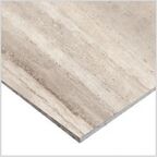 Глазурованный керамогранит Ceramente Stellare Travertine Pro White 60x60 см 1.44 м² матовый цвет белый