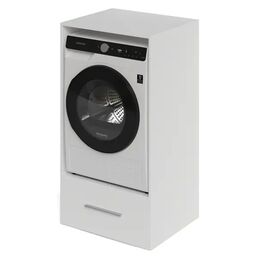 Шкаф для стиральной машины HSM60 66.4x126.5 см цвет белый матовый