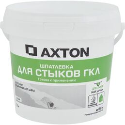 Шпатлевка Axton для стыков гипсокартона цвет белый 1.5 кг