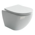 Комплект 4в1 Унитаз подвесной с сиденьем Ceramica Nova CN4002_1002M_1000 белый + Система инсталляции + кнопка
