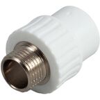 Муфта комбинированная Ростурпласт 1/2"x20 мм НР полипропилен