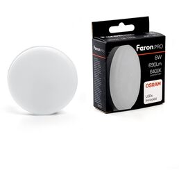 Лампа светодиодная Feron 38204 LB-1508 GX53 8W 6400K
