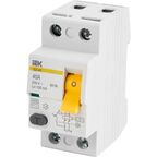 УЗО IEK ВД1-63 2Р 40 А 100 мА 4.5 кА AC MDV10-2-040-100