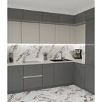 Мойка для кухни врезная Delinia 76x50 см глубина чаши 19 см кварц цвет черный