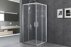 Душевой уголок Royal Bath 100х100 RB HPD-C-ST стекло матовое, профиль сатин