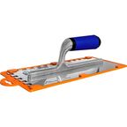 Гладилка зубчатая из нержавеющей стали Vertextools 16-08-10 128x280 мм, зуб 10x10 мм