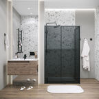 Душевой уголок Grossman Galaxy 140x70 120.K33.01.1470.21.10 без поддона, стекло тонированное, профиль черный матовый