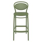 Стул барный Siesta Contract Marcel оливковый 44х52х105 см