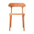 Кухонный стул Treet Roero 48x74x46.5 см каркас пластик спинка полипропилен цвет терракотовый