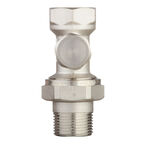 Клапан запорный Tiemme 3/4 НР(ш) х 3/4 ВР(г) для радиатора (3230014 / 3235N0505EC)