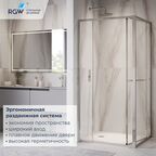 Душевой уголок с открытием двери вовнутрь RGW LE-45 (Прозрачное, 1000x900)