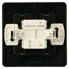 Выключатель встраиваемый Systeme Electric Blanca 1 клавиша цвет антрацит