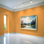 Краска водоэмульсионная для стен и потолков износостойкая матовая Profipaints SILVER INTERIOR VISION 0.9л , Апельсин