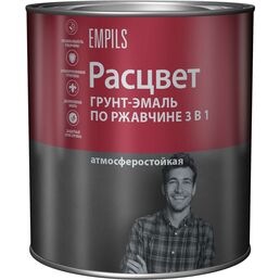 Алкидная грунт-эмаль по ржавчине Расцвет 65173