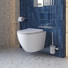 Унитаз подвесной BelBagno Sfera-Tor BB046CH-TOR/SC безободковый, с сиденьем микролифт, белый