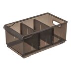 Контейнер для хранения Optima 16.5x12.9x30.5 см полипропилен цвет коричневый