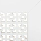 Экран для радиатора Дамаско 120x60 см цвет белый