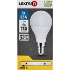 Лампа светодиодная Lexman E14 175-250 В 7.5 Вт груша 750 лм 2700 К теплый белый свет