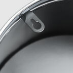 Часы настенные IsTime Drum черные 27,5х16,7х27,5 см