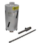 Коронка алмазная по бетону 82*150 мм Hilberg Laser Deep Drill HD382