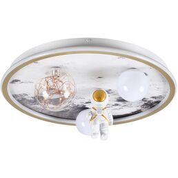 Потолочный светильник с пультом для детской Lumion Atlas 6507/88CL LEDIO белый, золотой LED 88W 5668Лм 3000-6000К 220V