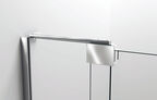 Душевая дверь 100 см Vincea Extra VDP-1E1011CLB  профиль черный, стекло прозрачное