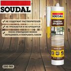 Герметик акриловый паркетный Soudal вишня 280 мл.