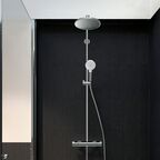 Душевая стойка Hansgrohe Crometta S 240 27268000 с термостатом, без излива, хром